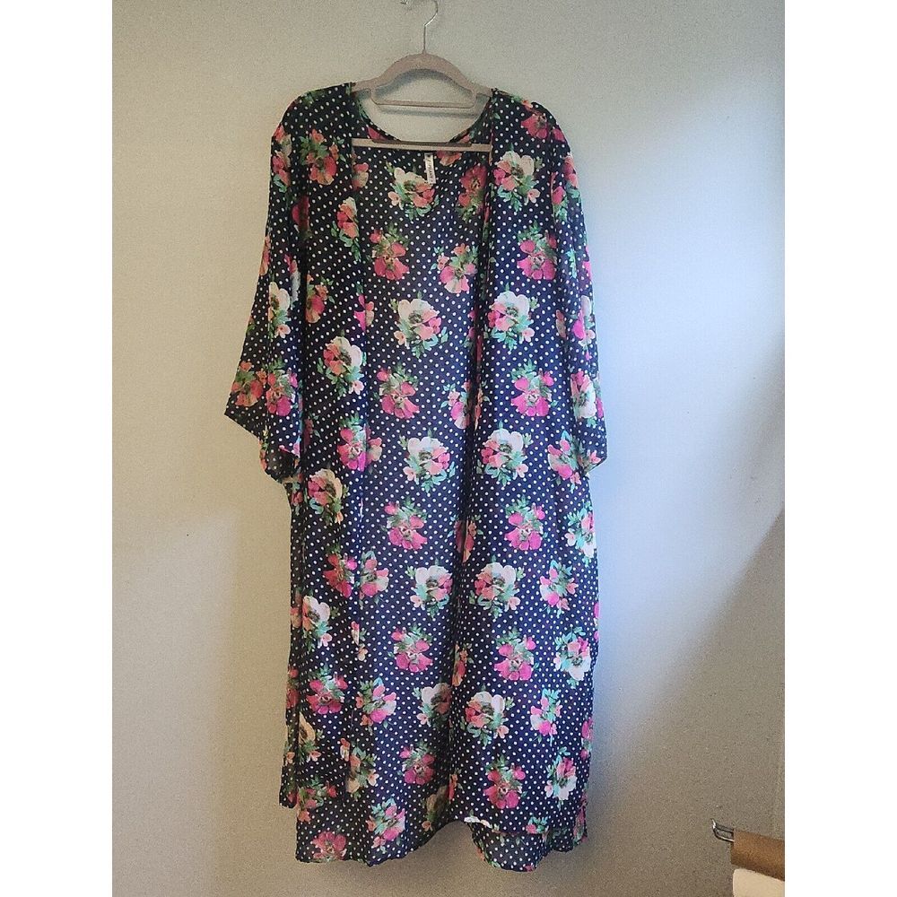 Piphany Floral Kimono Cardigan Top Size 4
